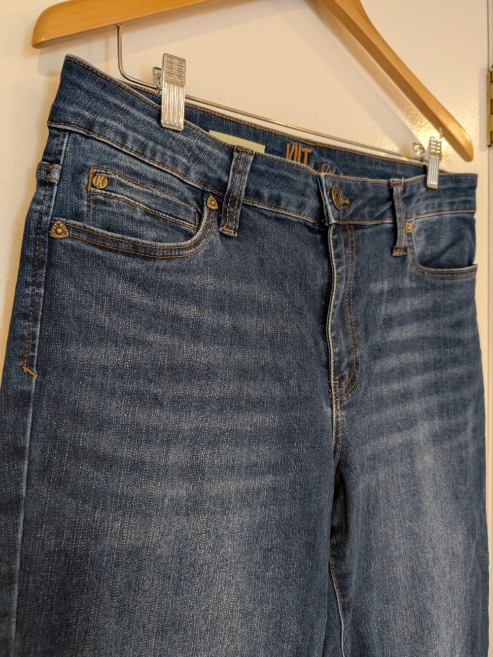 Kut from the Kloth Nicole High Waist Bootcut Jeans Size 12 - Picture 4 of 13